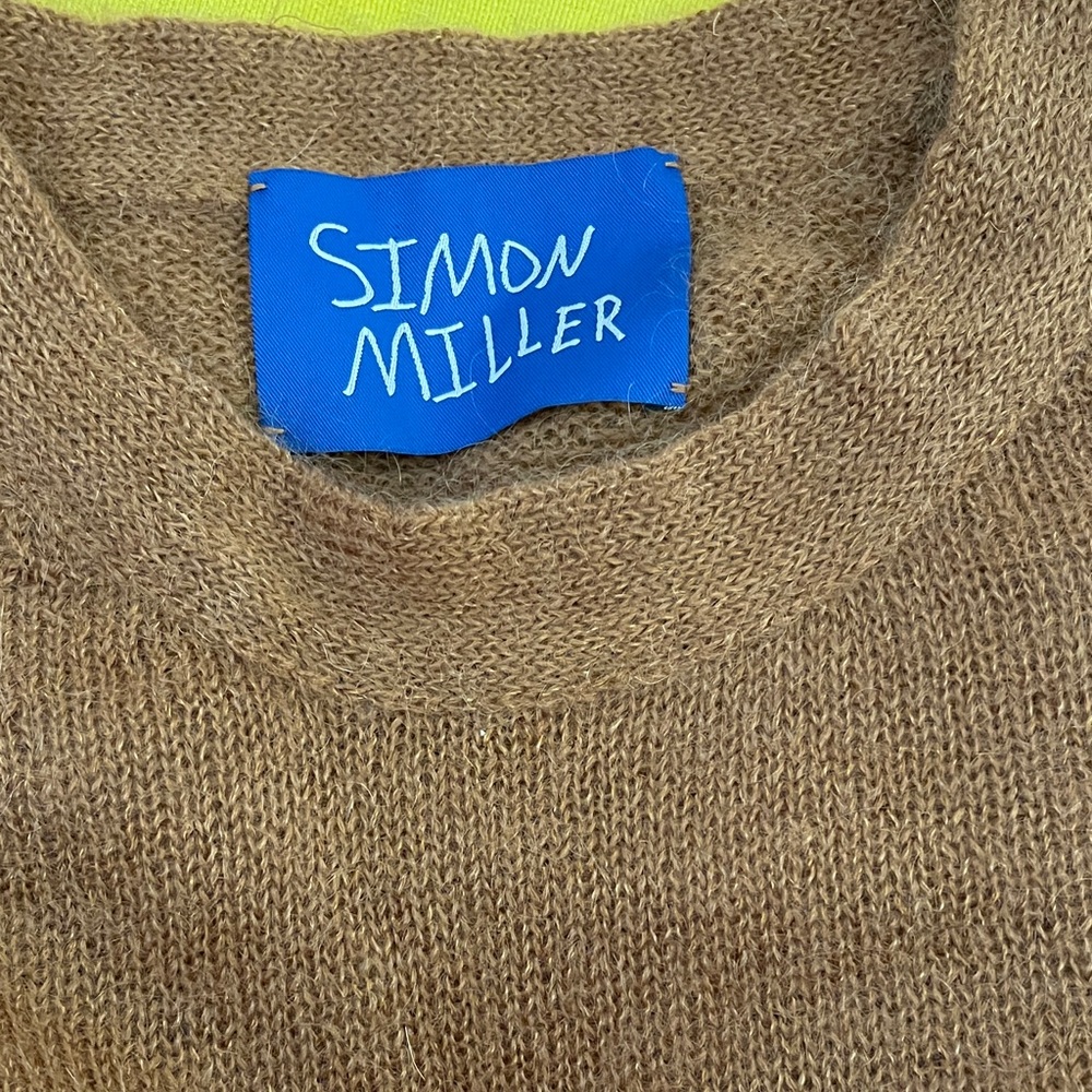 Simon Miller Tan Knit Pullover - Picture 2 of 3